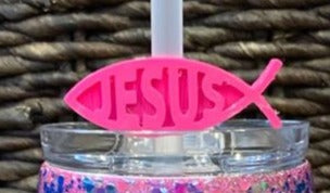 Jesus Fish Straw Topper